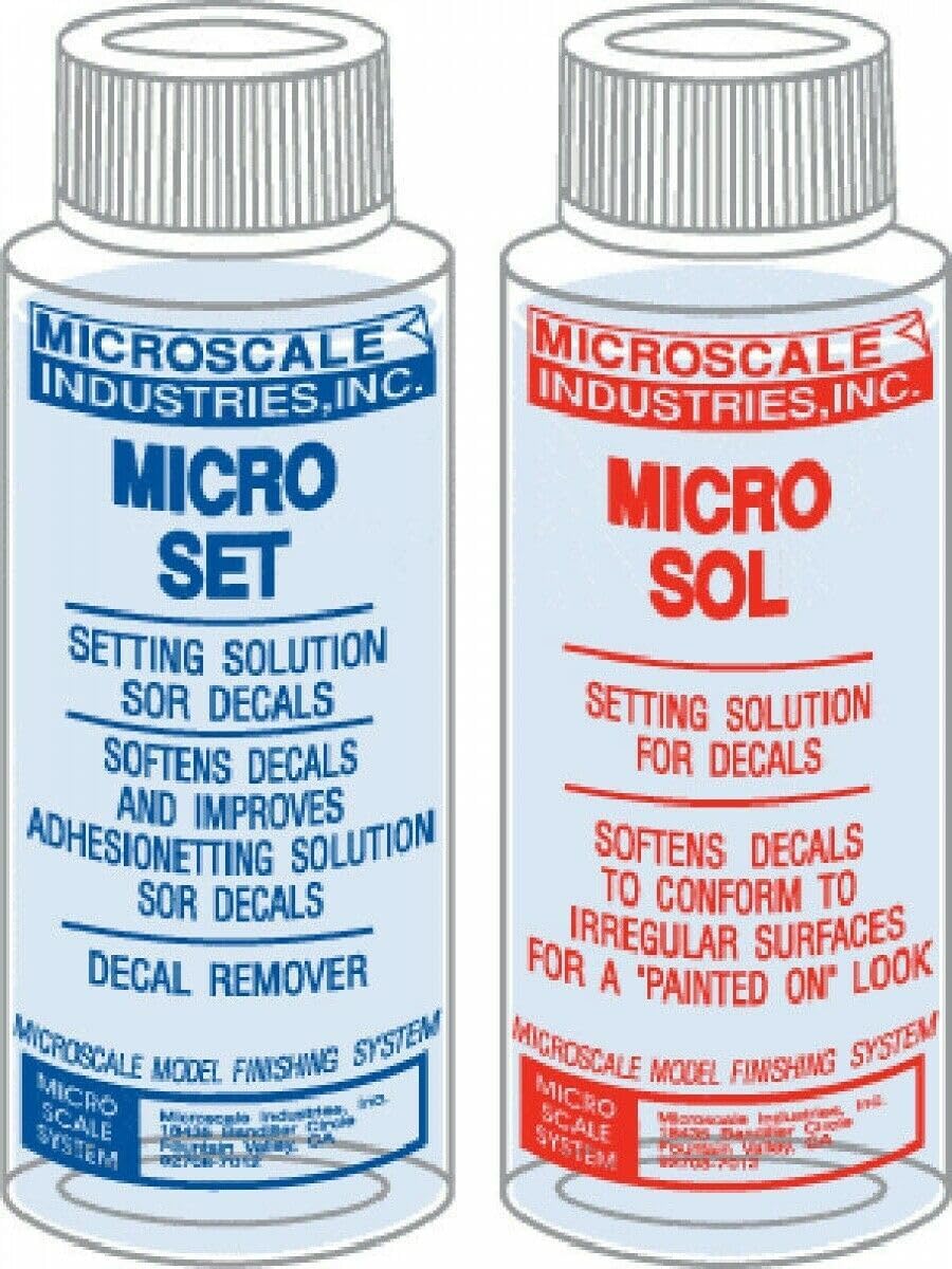 Besecou Decal Setting Solution-Micro Scale Micro Sol 102 + Set 101 Package