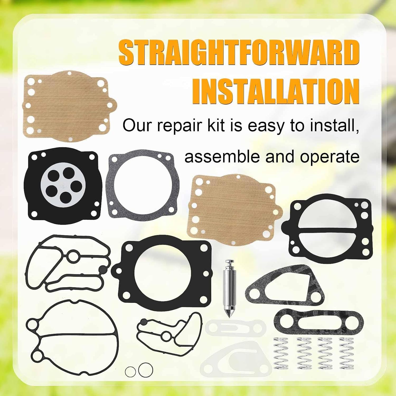 Carburetor Rebuild Kit Compatible with Keihin CDK-2 38 40 42 44mm Carburetor 15001-3763 15003-3702 15003-3724 Kawasaki Jet Ski SC SS ST STX SX SXI TS XI XIR X2 ZXi 650 750 900 1000 Pack of 3