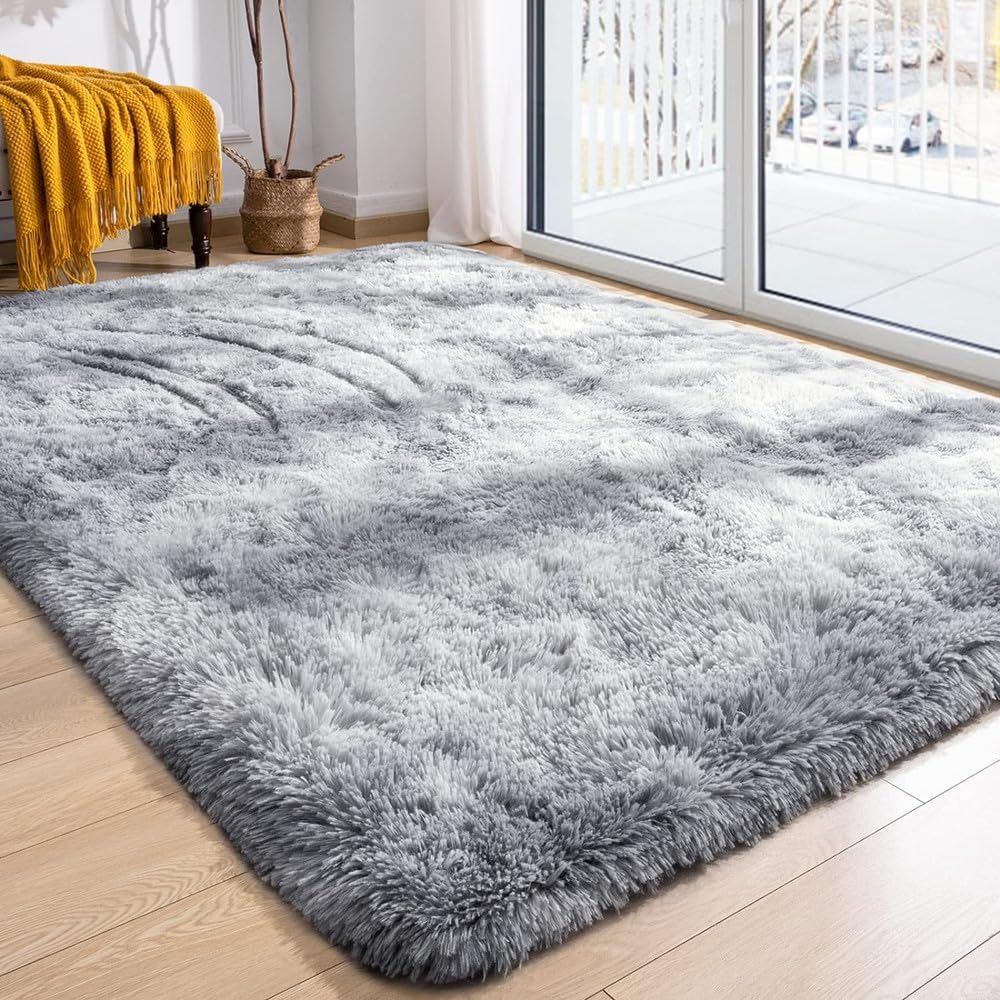Large Area Rug Plush Thick Carpet Fluffy for Living Room Children Bedroom Rug Decoration Home Thicken Play Mat Home Textile,A08,183x275cm