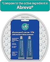 Vista 5 de Wellness Basics Docosanol Cream 10% Cold Sore Treatment Shortens Healing Time 0.07 oz - 2 Tubes