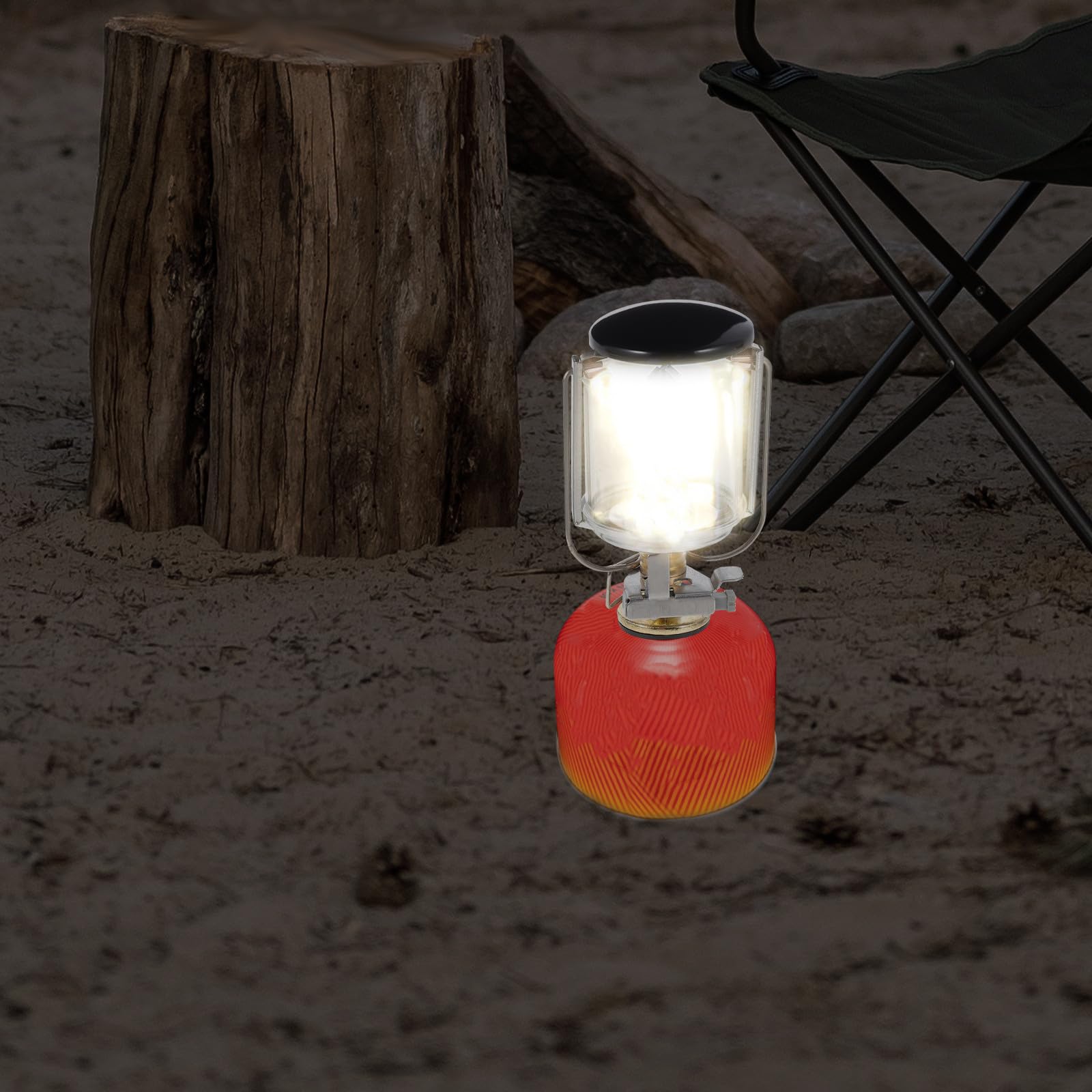 Lámpara de Gas para Exteriores, 1 Juego, Cobre y Acero Inoxidable