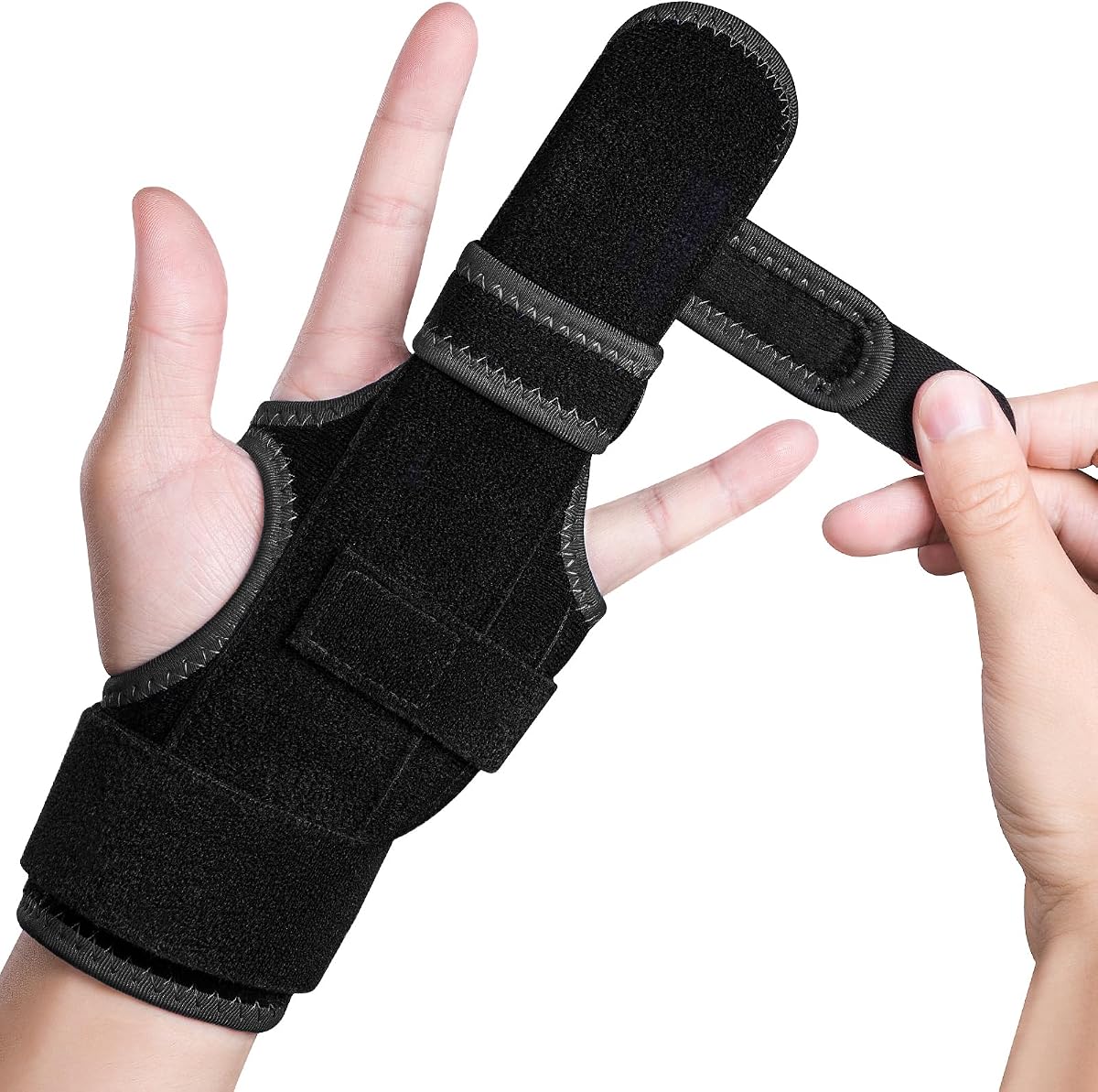 Trigger Finger Splint for Middle,Lndex,Little,Ring Finger | Hand Splint Brace with Finger Support,Treating Hand Fractures,Arthritis,Pain,Mallet,Metacarpal Fractures Left Right Hand