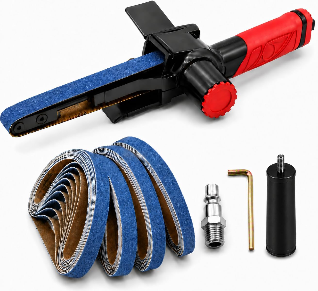 3/4 x 20.5 in Air Belt Sander Kit, 20 x 520 mm Pneumatic Tool