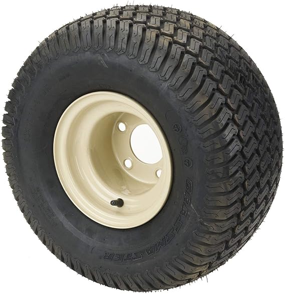 Grasshopper Mower Turf Tire 20 x 10-8 with Wheel, Provides Overall Excellent Performance on Level Mowing Areas, Ideal for Lawns and Grassy Terrain, Genuine Replacement Part, OEM 483921