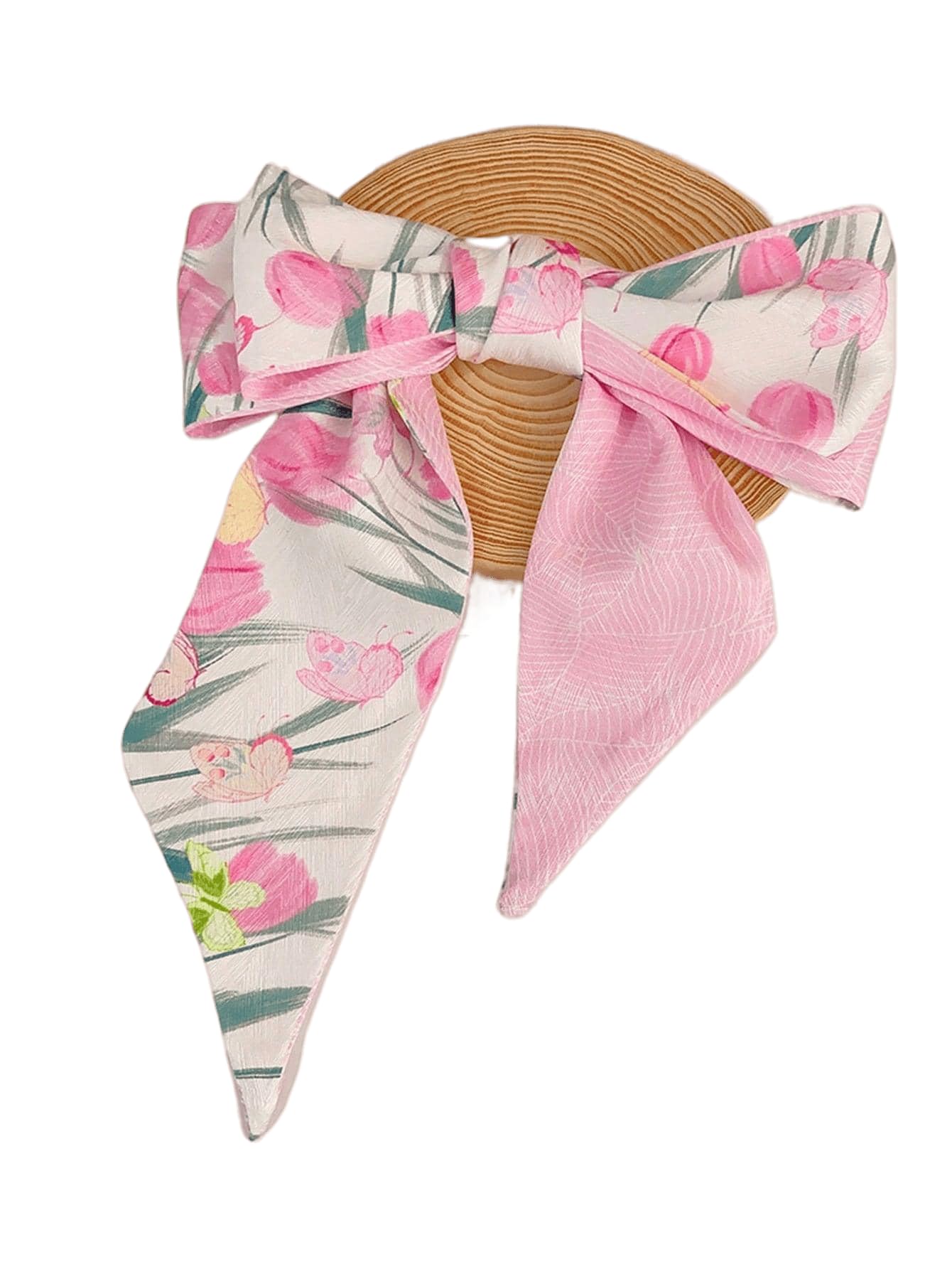 Sweet CathySilk Twilly Scarf Hair Tie Ponytail Skinny Thin Long Scarves Headband Band Handbag Hand Ribbon and Belt Accessories for Women