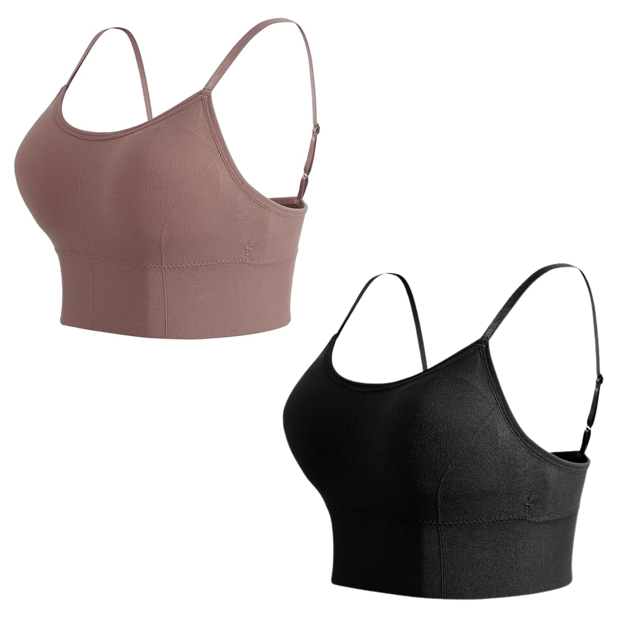 Women Cotton Padded Wire Free Sports Bra Fitness Yoga Free Size up to (28-34)-image-39