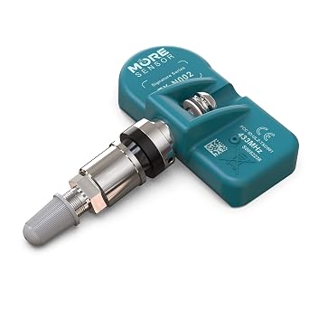 MORESENSOR سلسلة التوقيع 433MHz TPMS مستشعر ضغط الإطارات | مبرمج مسبقًا لتحديد 70 + نماذج العلامات التجارية الأمريكية | استبدال 13598773 | Clamp-in | NX-S057