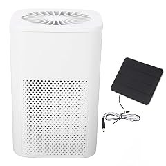 Air Purifier Solar Powered with HEPA Filter for Pet Dander Smoke Dust Allergens in Bedroom Living Room Office