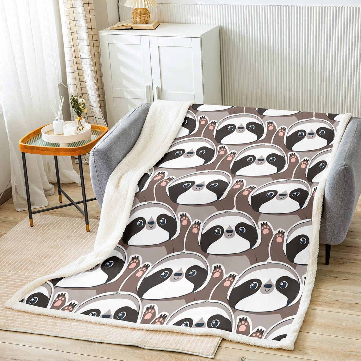Pizding 3D deken met dierenprint, blauwe kattenprint, fleece deken voor Pizding 3D deken met dierenprint, blauwe kattenprint, fleece deken voor