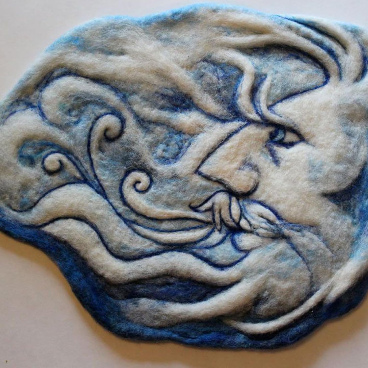 WEICIM Wet Felting Tool/Fulling Block, Great for Working on Seams, Flat Felt, Shaping Your Felt Hats/Slippers/Handbag