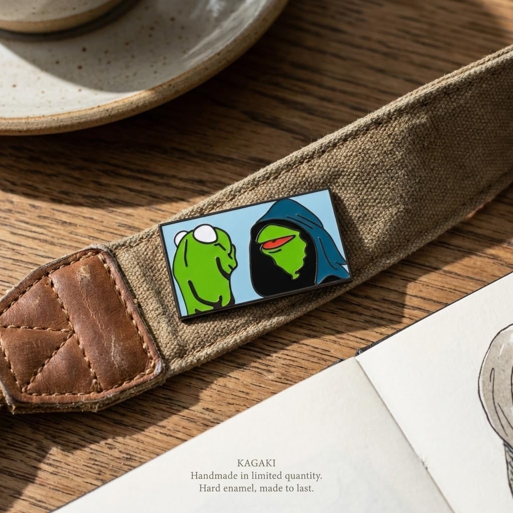 Cute Frog Enamel Pin Funny Frog Brooch Lapel Pin for Backpacks Jackets Hats Bags Kawaii Gift image 4