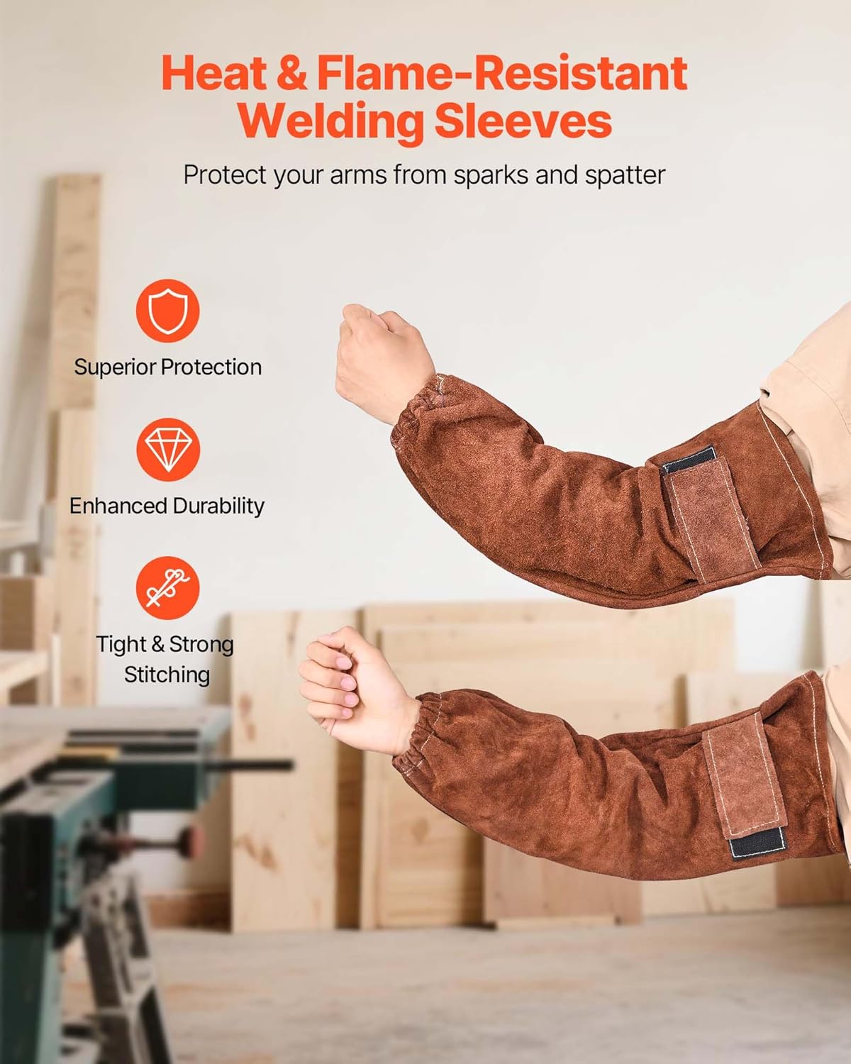VEVOR Flame Resistant Welding Work Sleeves