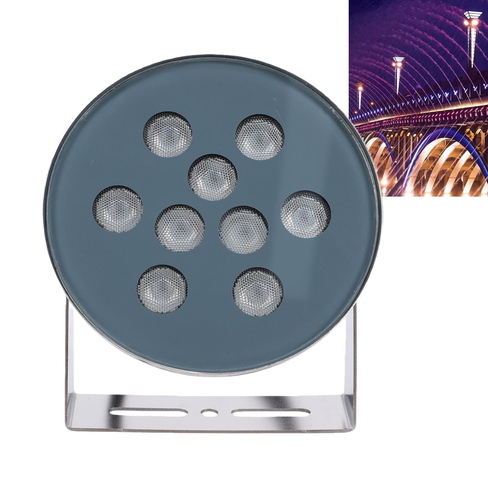 Luz de Estanque LED, Impermeable IP68, 12cm