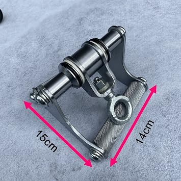 Solid Rowing Grip Pull Down Attachments Tricep V-Handle Double D Handle Weight Machine Grips for Home Gym Landmine Attachment for Barbell