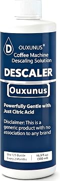 Descaling Solution for Compatible with DeLonghi,Krups,BLACK+DECKER,Mr Coffee Coffee Machines, Powerful Limescale Remover5 Uses