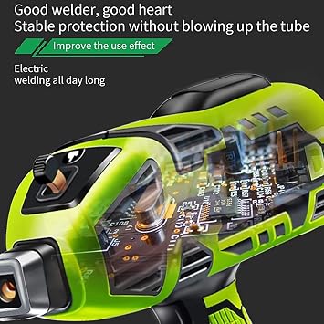 Welding Machine Handheld Portable ARC Welder Gun,Standing Handheld Welding Machine,Upgraded Welding Machine with 6 Variable Current Adjustment IGBT Inverter with Welding Tool Set