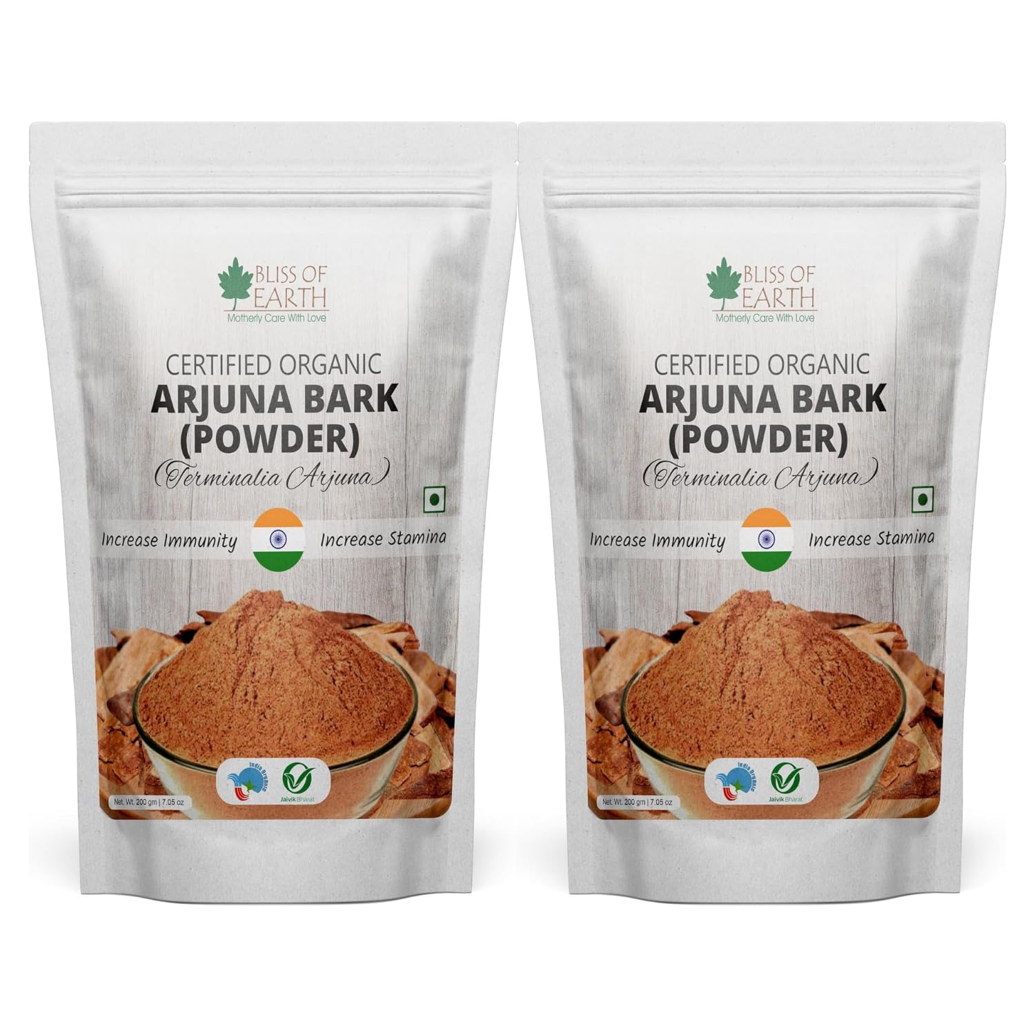 Bliss of Earth Arjuna Bark Powder, 200g, Pure Herbal Supplement for Heart Health and Blood Pressure, Organic, Natural Cardiovascular Support (Pack of 2) (B0CXJBRZWQ) Amazon Price History, Amazon Price Tracker