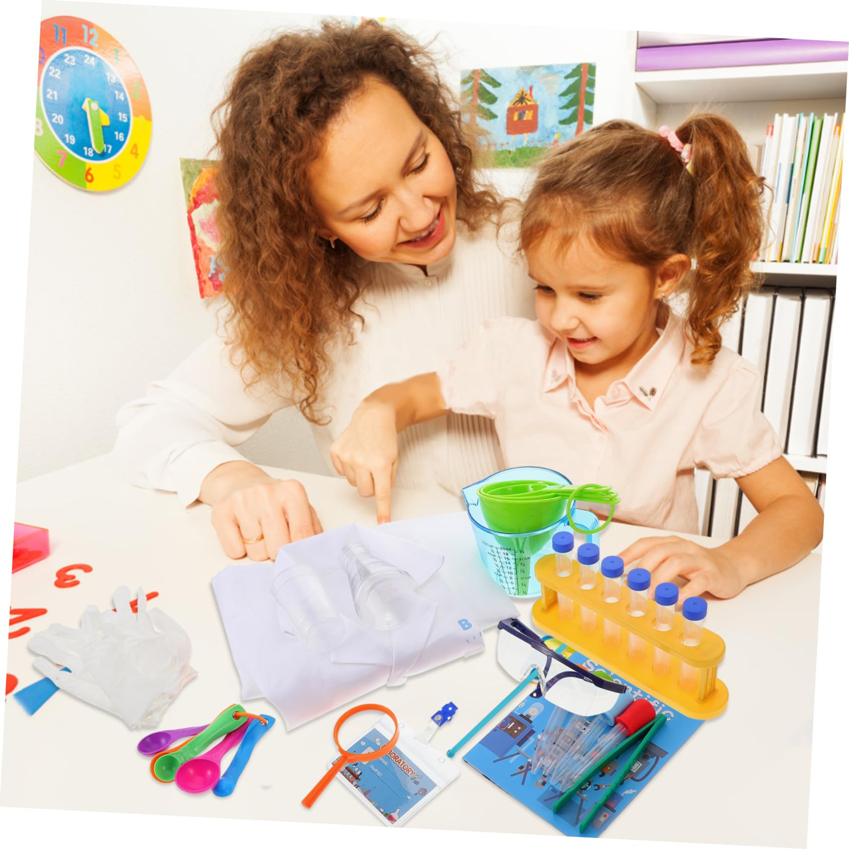 Gatuida Kit Expériences pour Garçon Fille Ensemble Activités De Chimie De Laboratoire pour Garçon Fille