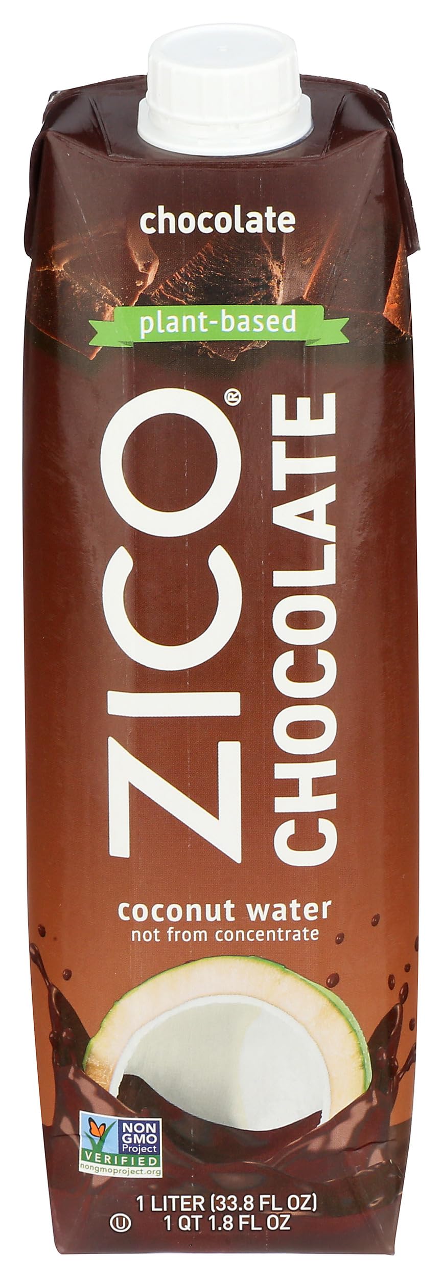 Zico Coconut Water, Chocolate, 33.8 oz