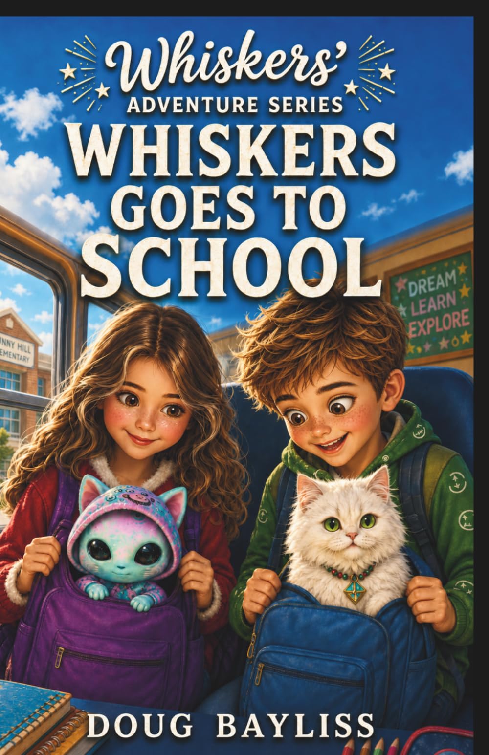 Whiskers' Goes To School (Whiskers The Cat)