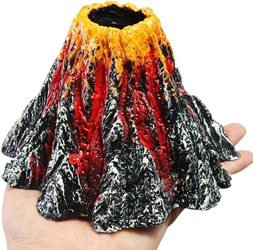 Miniatura 6 de Normei Ormeli - Kit de decoración de volcán para acuarios bomba de oxígeno y tubo no incluidos