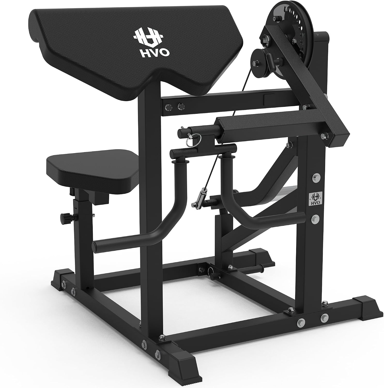 HVO Bicep Tricep Curl Machine, Plate Loaded Arm Curl & Extension