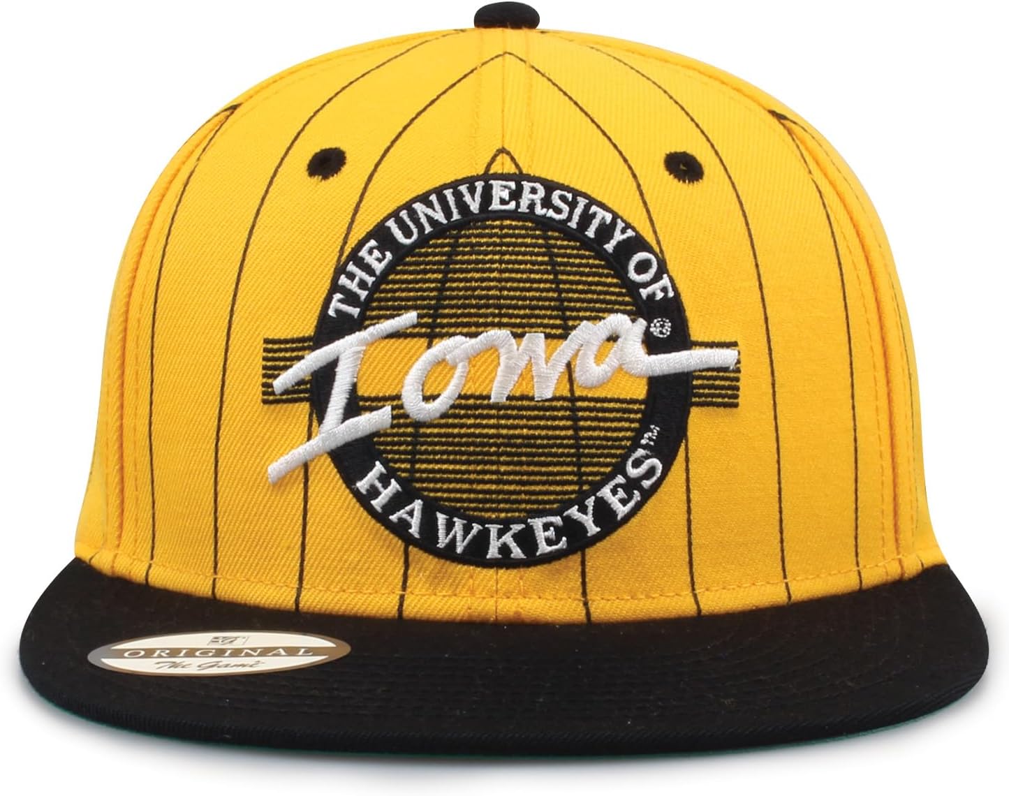 The Game NCAA Licensed, Iowa Hawkeyes Flat Brim Snapback Hat