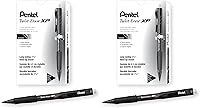 Vista 4 de Pentel Lápiz automático Twist Erase EXPRESS, tamaño de plomo de 0.020 in, barril negro, caja de 12 (QE415A)