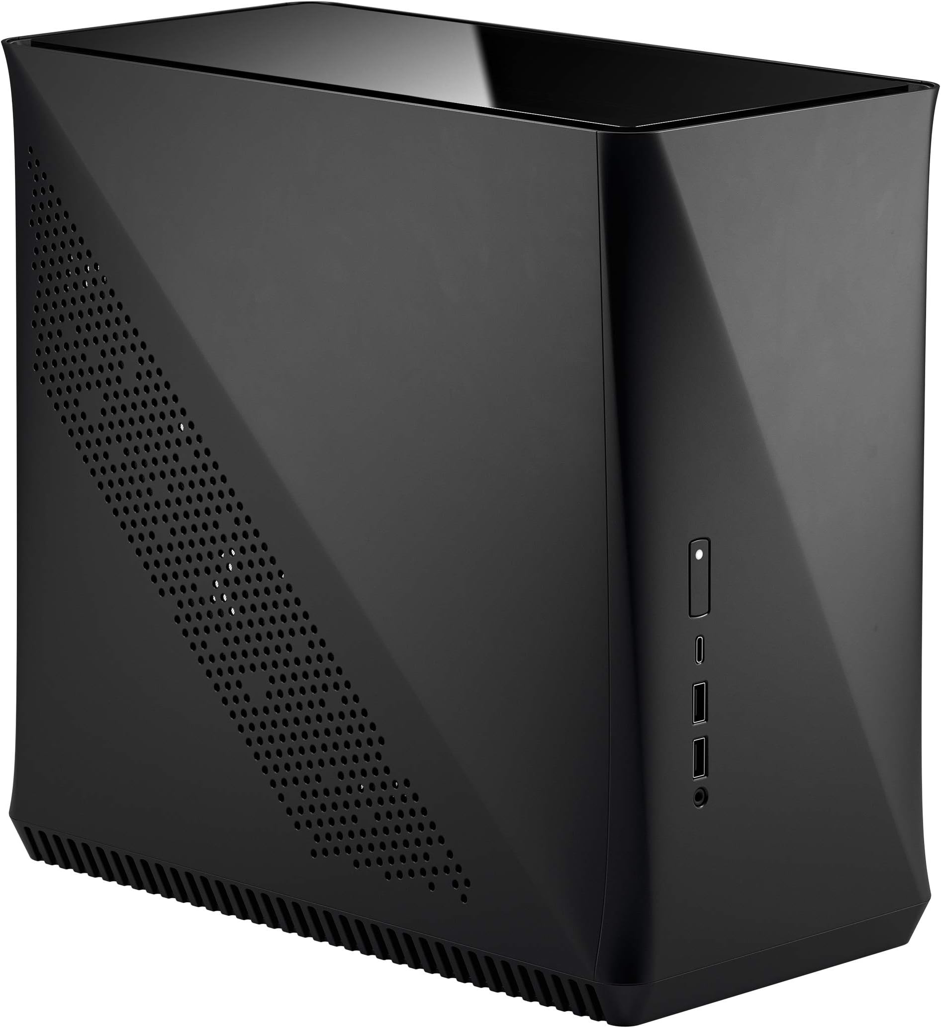 Fractal Design Era ITX Carbon – Tempered Glass Top Panel – Mini-ITX Computer Case – Small form factor – Water-Cooling Ready – USB Type-C - Aluminium