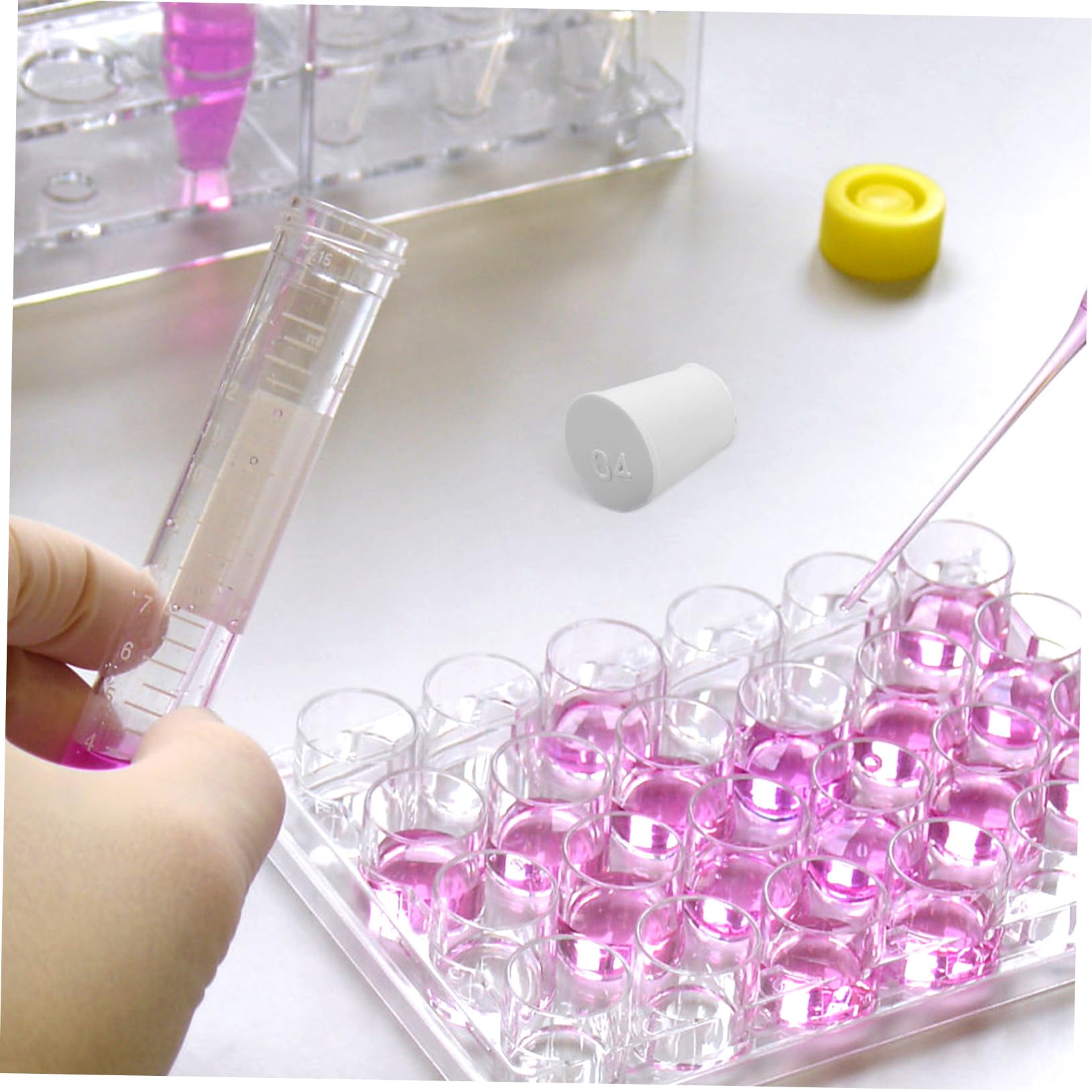 ULTECHNOVO Lot De 4 Bouchons Coniques en Caoutchouc pour Laboratoire Étanches À La Chaleur Anti-Fuite Plusieurs Tailles Lot de 200 50 Pièces X 4