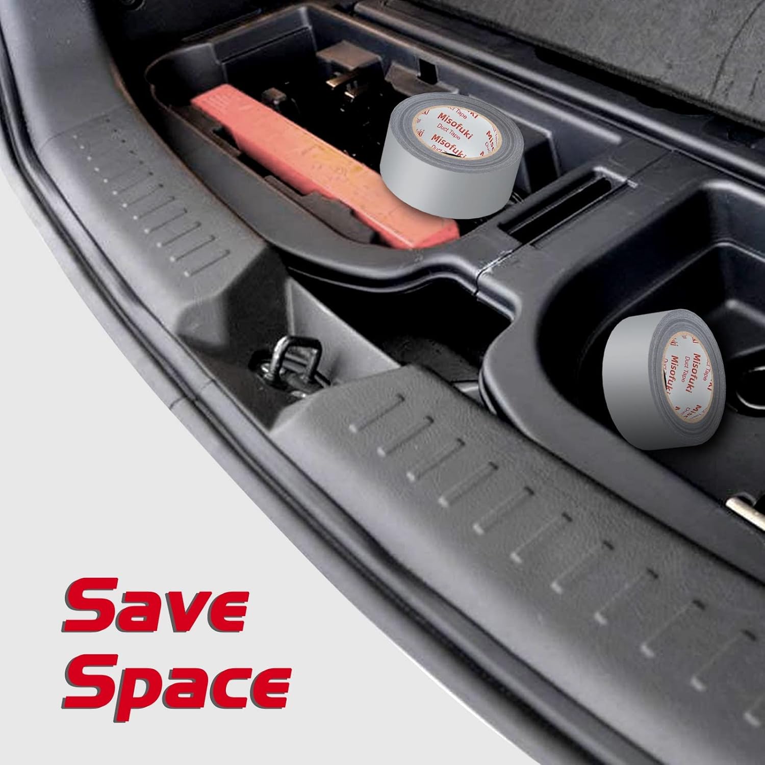 6 Rolls Silver Duct Tape Bulk Heavy Duty Waterproof (2" x 30 Yards), Misofuki Strong, Flexible, No Residue, All-Weather, Easy to Tear by Hand, Mulitipack Value for Repair, Industrial, Professional Use: Industrial & Scientific