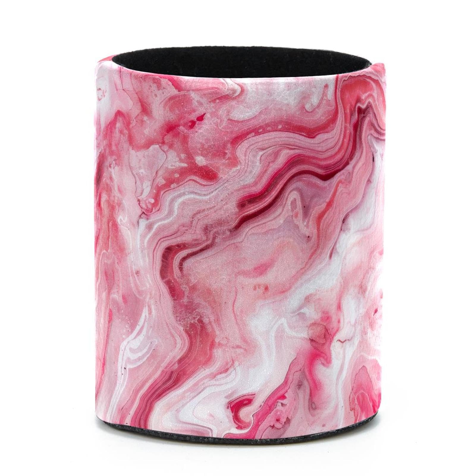 VAPOKF Round Pencil Holders for Desk, Marble Texture Pen Holders Pen Pot Makeup Brushes Storage Desktop Stationery Supplies Organiser for Home Office