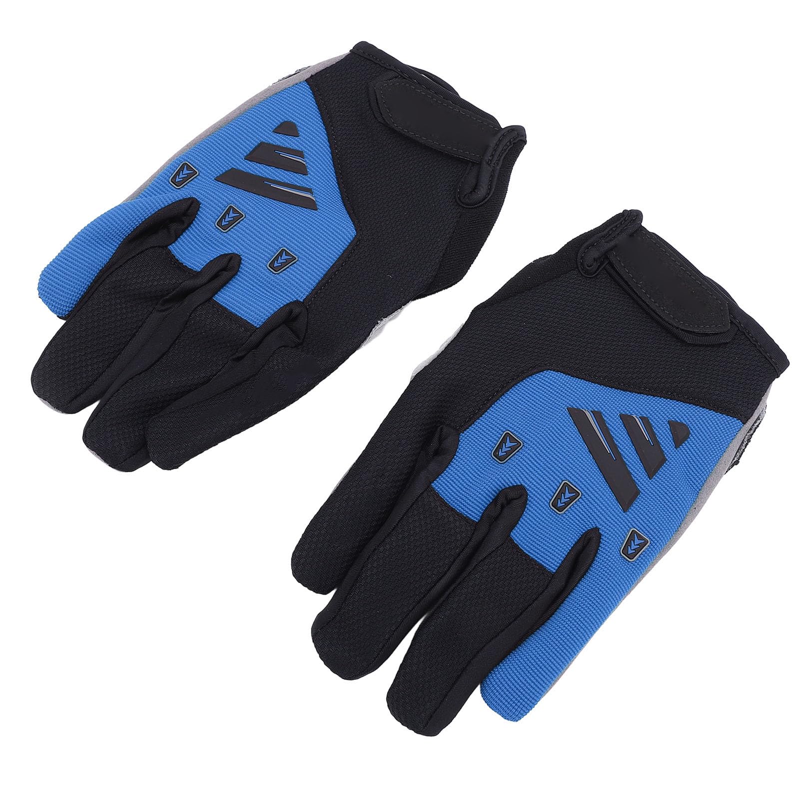 1 Pair Full Finger Riding Gloves, Unisex Touchscreen Fingertips Cycling Gloves for Seasonal Riding (M)