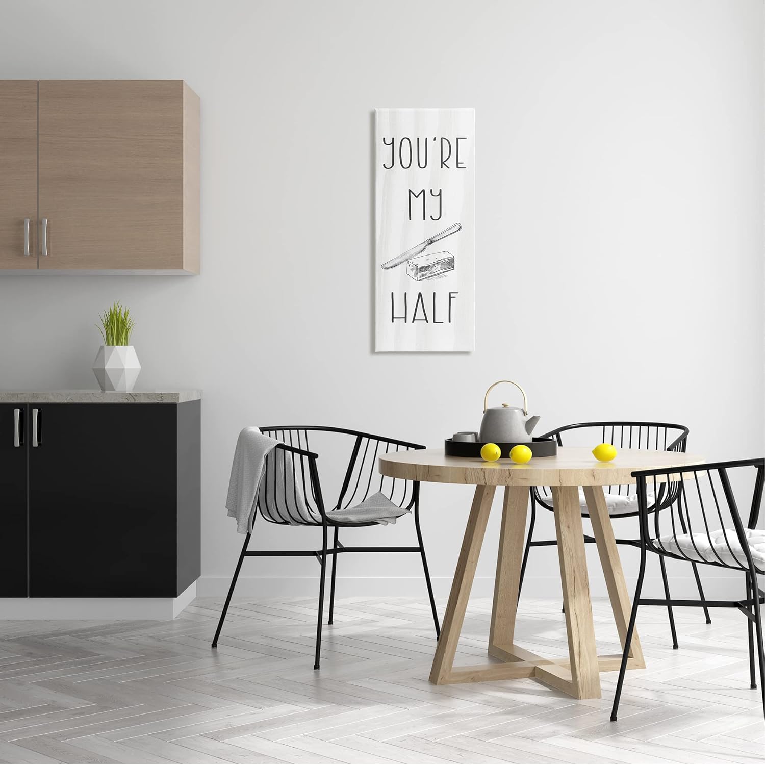 Stupell Industries My Butter Half Punny Romantic Kitchen Typography Canvas Wall Art, Design By Daphne Polselli