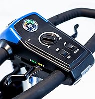 Vista 3 de Revo 2.0 - Scooter eléctrico de 4 ruedas Pride Mobility S67 + Challenger plegable cesta trasera J950