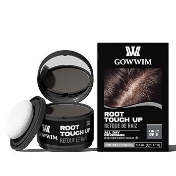 Hairline Gray Root Touch-Up Powder - Instantly Color Shadow Cover, Thin Hair Concealer, Hair Root Dye 4g