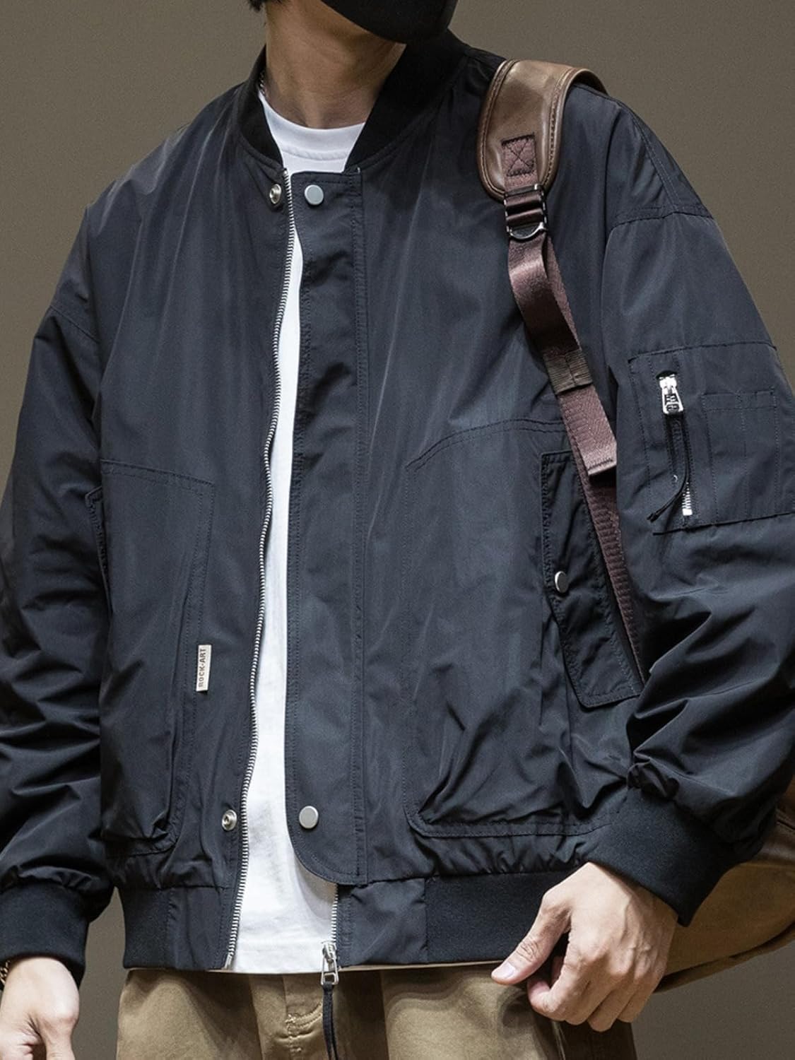 Autumn and Winter Casual Jacket Outerwear, Sports Cardigan Baseball Jacket for Men