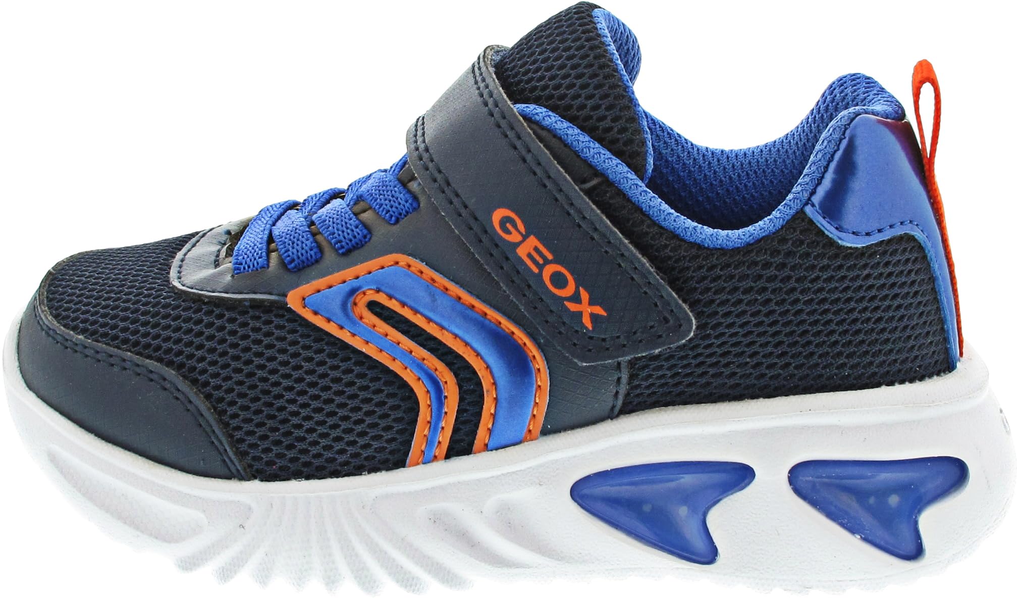 Geox Boys' J Assister Boy C Trainers, Navy Royal, 5 UK