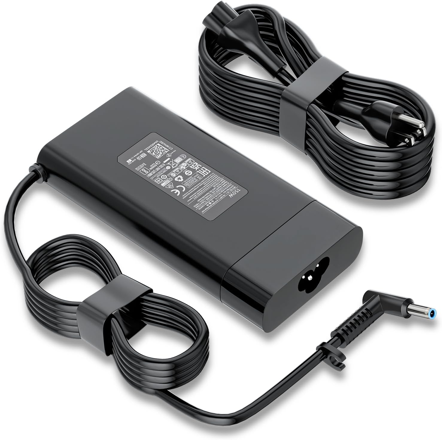 150W 135W Laptop Charger fit for HP ZBook 15 16 17 15u 15v G3 G4 G5 G6 G7 G8 G9 Studio x360, OMEN 15 17 Pavilion, EliteBook 1050 G1, 19.5V 7.7A AC Adapter TPN-CA11 TPN-DA09 917649-850 Power Supply