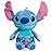 Disneys Lilo & Stitch 7.5 Inch Stitch Plushie Stuffed Animal, Topical Theme, Alien, Kids Toys for Ages 2 Up by Just Play