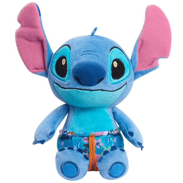Disneys Lilo Stitch 7 5 Inch Stitch Plushie Stuffed Animal Topical Theme Alien Kids Toys for Ages 2