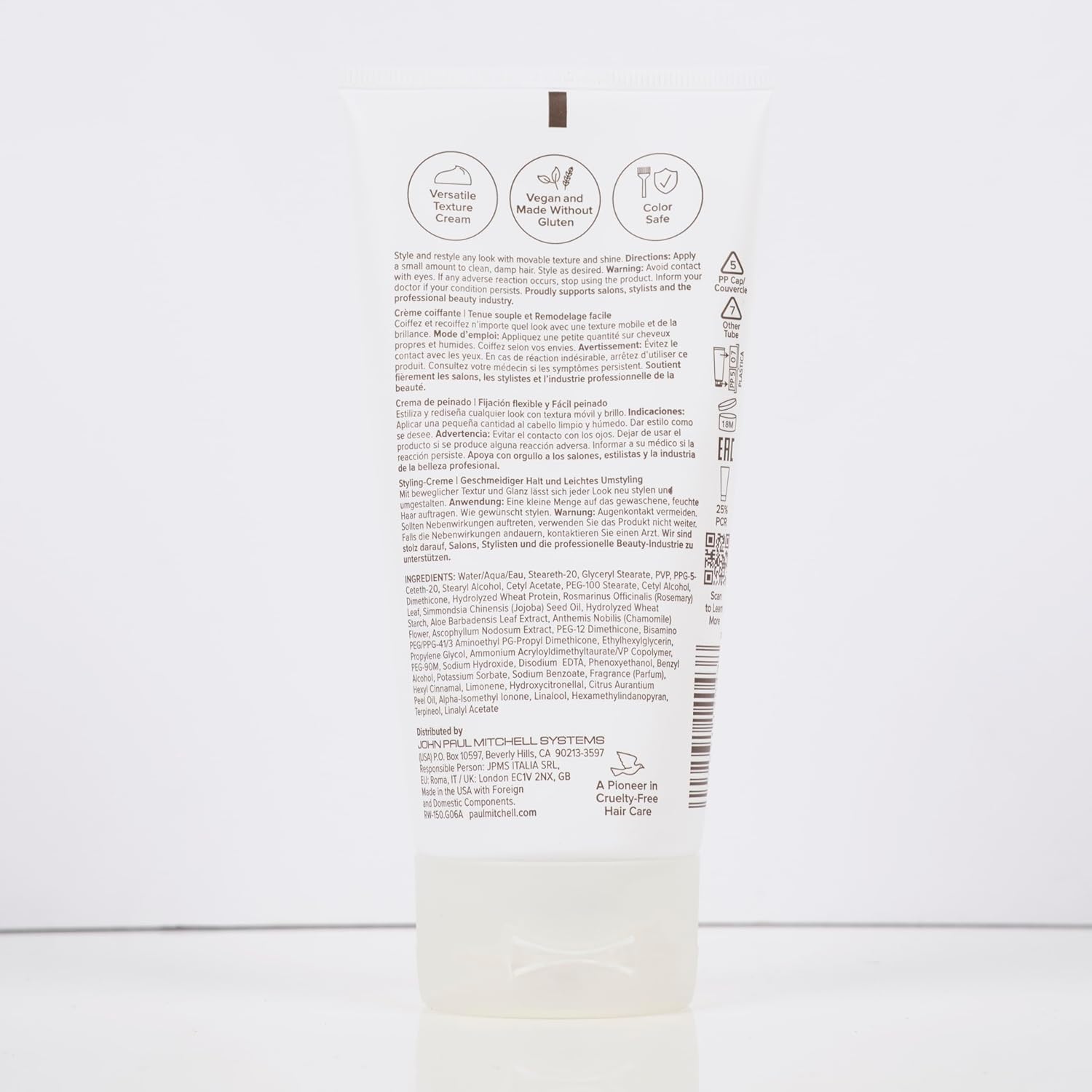 Paul Mitchell Re-Works Styling Cream, Pliable, Flexible Hold + Easy Restyling, For All Hair Types