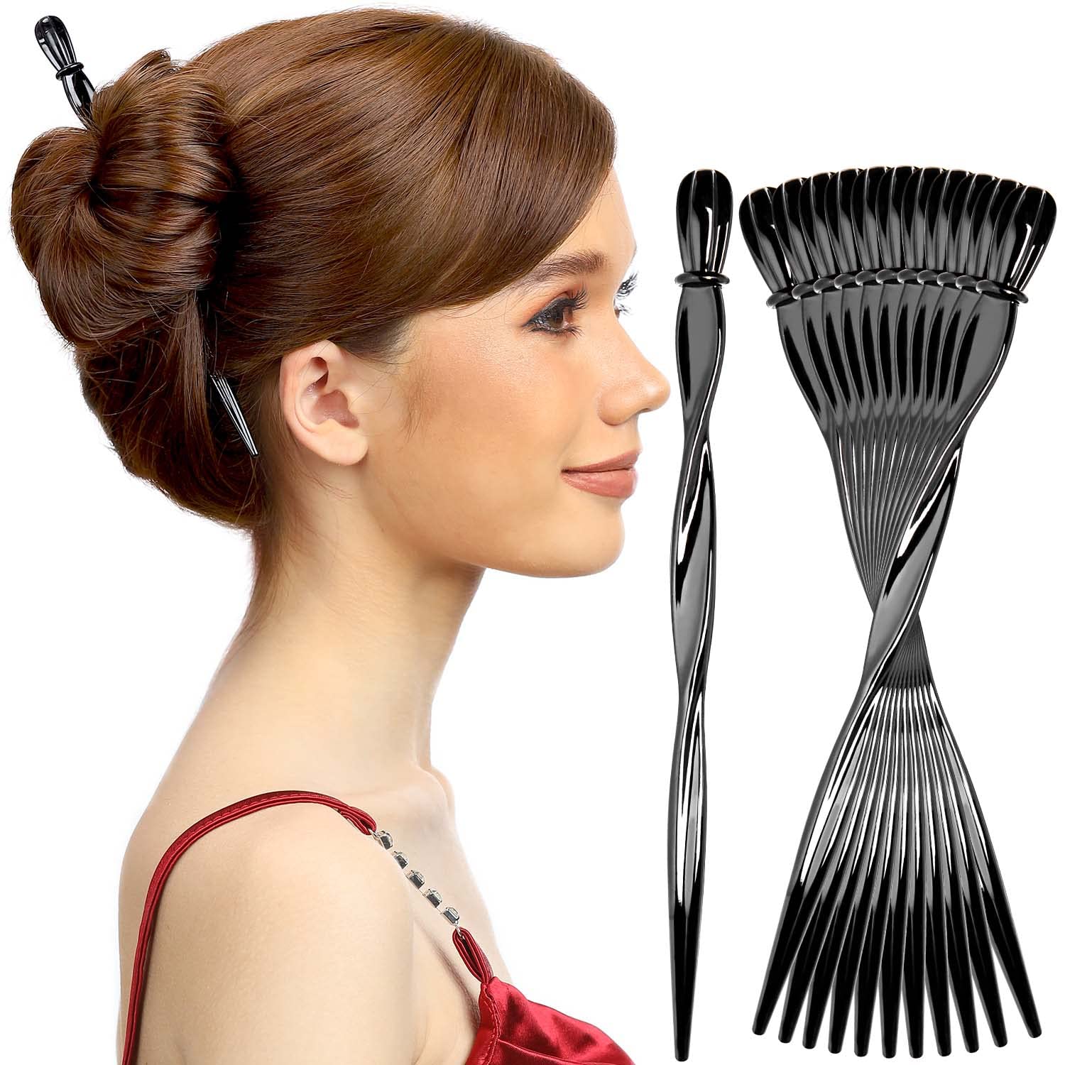 RC ROCHE ORNAMENT 12 Pcs Womens Premium Plastic Strong