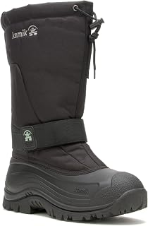 Kamik Greenbay 4 Men's Waterproof Snow Boots - -40°C Rated Thermal Liner, Traction Grip, Removable Insulation for Extreme Winter
