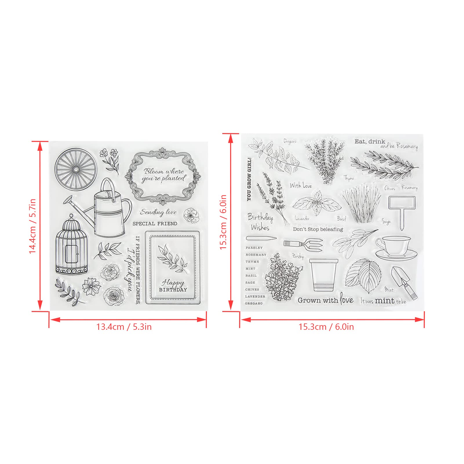 Timbrini Trasparenti Per Scrapbooking – Set Di Francobolli In TPU Riutilizzabili Per Album Fotografici, Diari, Lettere E Decorazioni Creative