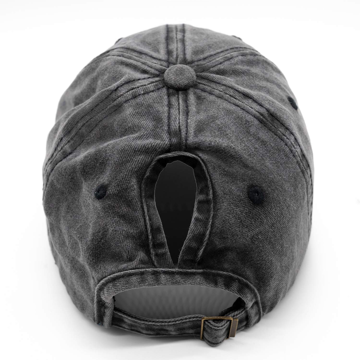 Basecap Damen Cap Zopf Kappe Vintage Atmungsaktiv Verstellbar Cappy für Pferdeschwanz Sonnenschutz Hip hop Cap Lange Haare Baumwolle Cap Mädchen Baseball Kappe Sommer
