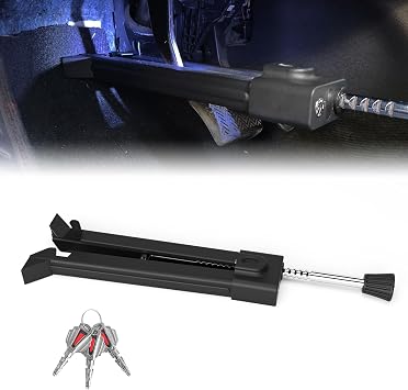 Brake Pedal Lock - Car Anti Theft Device with Led, Pedal Lock Anti Theft Car Security, 3 Second Install Car Theft Prevention Device for SUV/Truck/Van