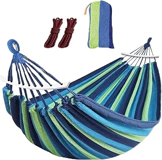 Hamaca columpio, silla oscilante doble | Tumbona de lona gruesa anticaídas para adultos y niños, relajante, dormir, playa, patio, césped, dormitorio, árbol de juegos