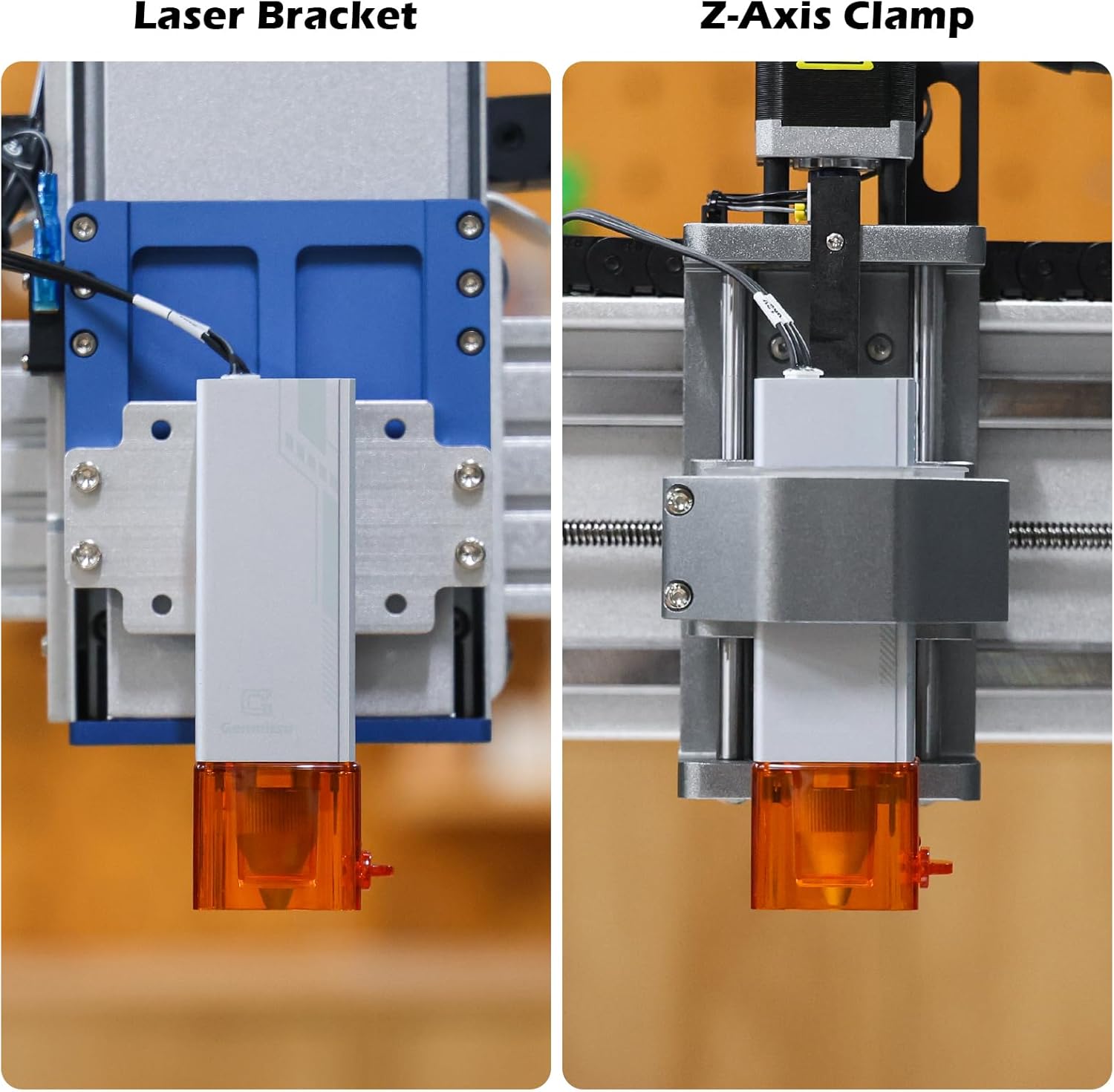 Genmitsu Laser Engraver Module for CNC router machine, 10000mW, 435nm for 3020-PRO/3030-PROVer Ultra, 4040-PRO/PRO MAX, PROVer XL 4030 V1/V2/2X2/4X4, Laser Class 4