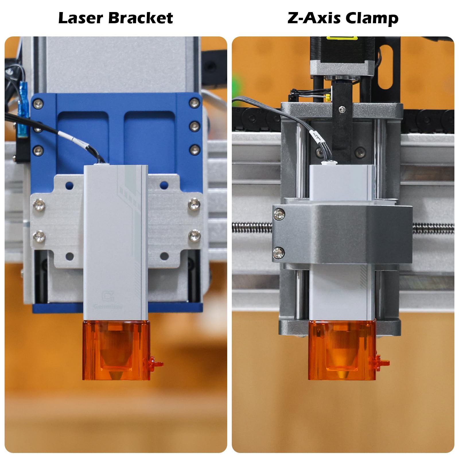 Genmitsu Lasermodul für CNC-Fräsmaschinen, 10000 mW, 435 nm für 3020-PRO/3030-PROVer Ultra, 4040-PRO/PRO MAX, PROVer XL 4030 V1/V2/2X2/4X4, Laserklasse 1